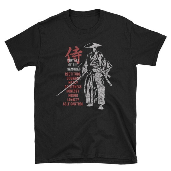 Samurai Virtues T-shirt Ronin Iaido Kenjutsu Kendo Katori - Etsy