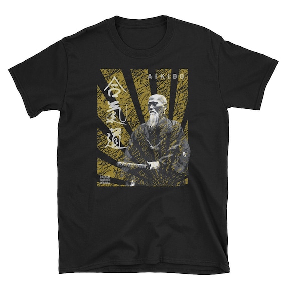 Aikido O Sensei T-Shirt, Morihei Ueshiba Aikido Founder Aikido O Sensei T-Shirt, Morihei Ueshiba Aikido Founder