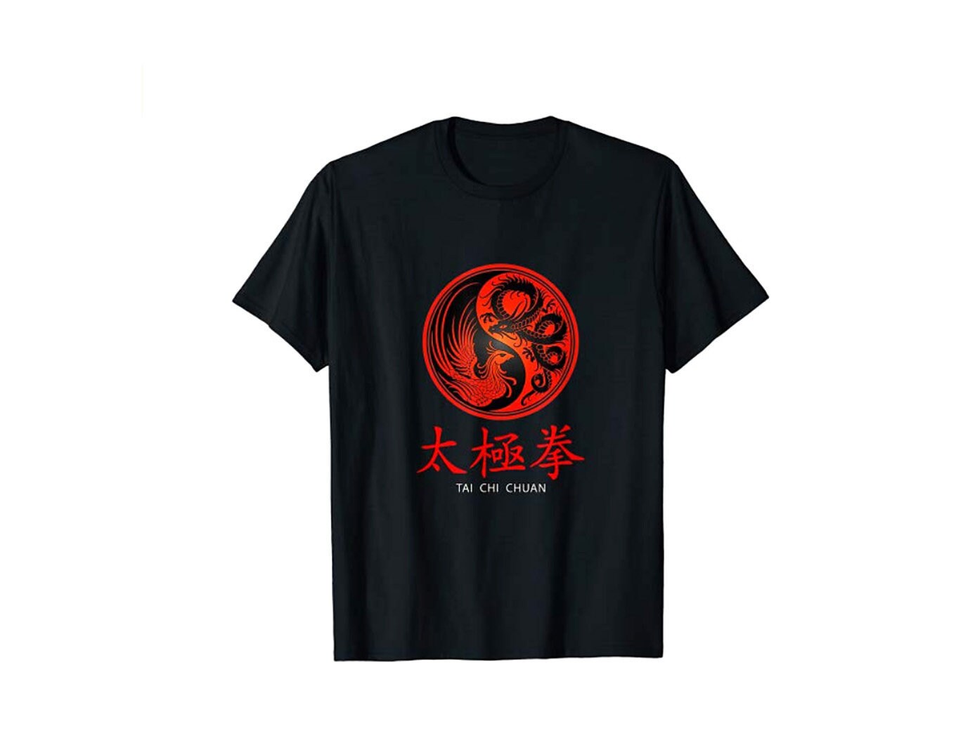 Tai Chi Chuan Unisex T-shirt, Yin Yang Dragon and Crane - Etsy