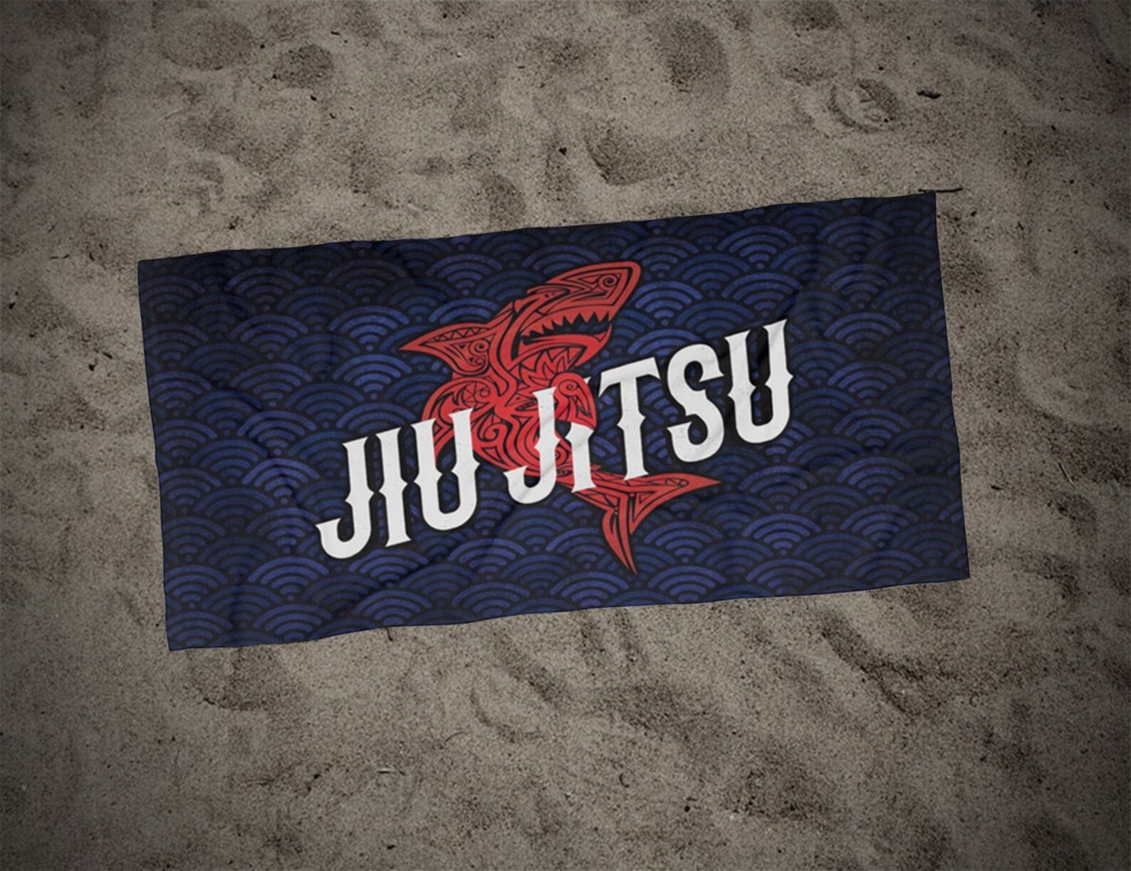 Jiu Jitsu Shark Power Towel BJJ Shark Attack MMA UFC Etsy