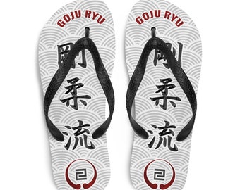 Karate Goju Ryu Flip Flops, Martial Arts Goju Ryu