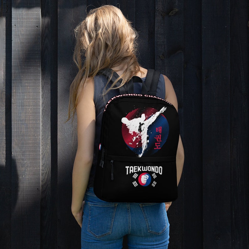 Tae Kwon Do Champion Gift for taekwondo adults and kids Taekwondo Backpack boys and girls
