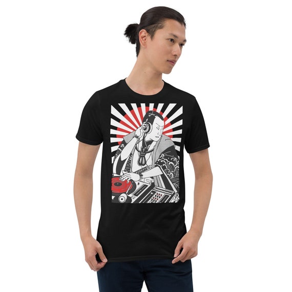 Samurai DJ Short sleeve Unisex T shirt Music Musician Ronin Etsy