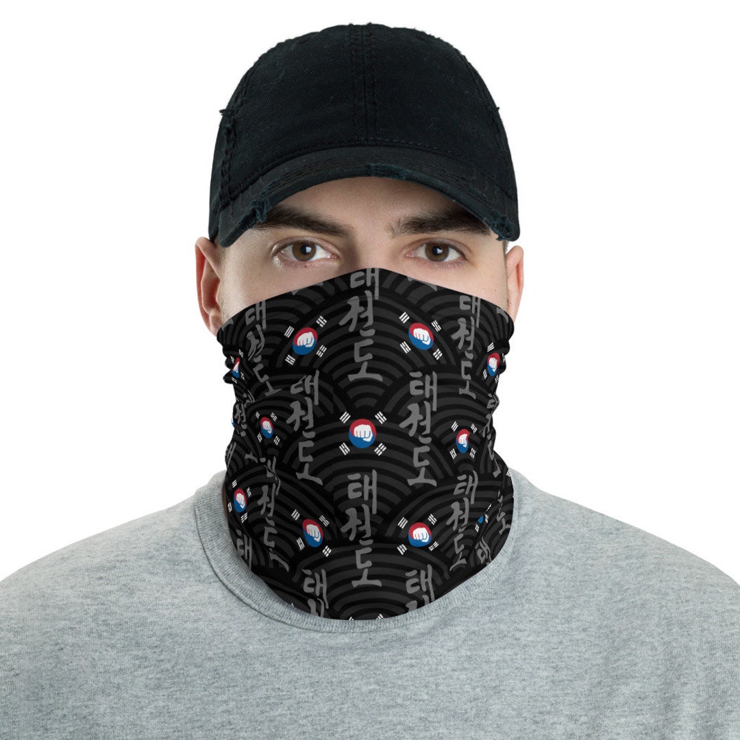 Taekwondo Face Mask, Neck Gaiter, Scarf, Headwear, Taekwon Do Facemask