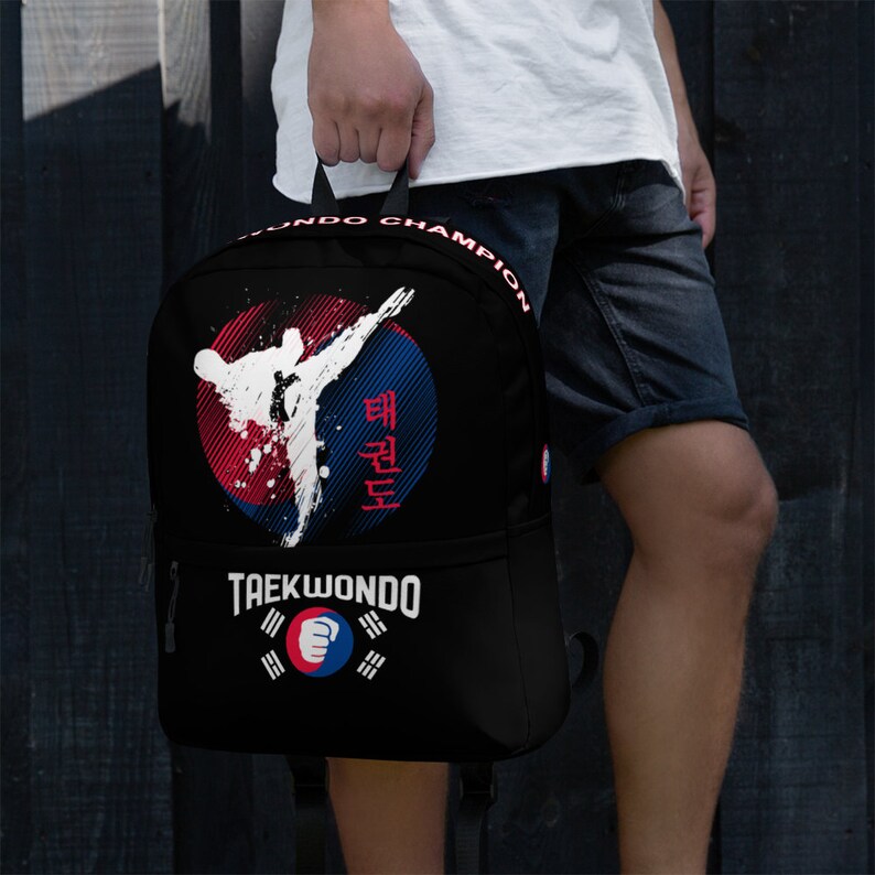 Tae Kwon Do Champion Gift for taekwondo adults and kids Taekwondo Backpack boys and girls