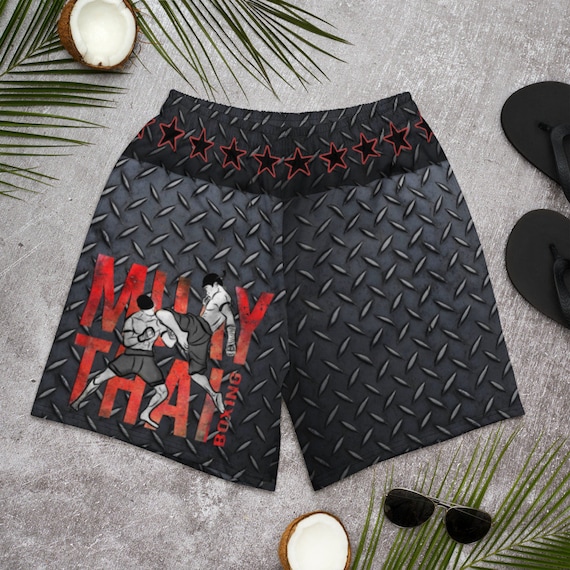 Golden Pineapple Edm Hawaiian Print Muay Thai Boxing Shorts main image 1