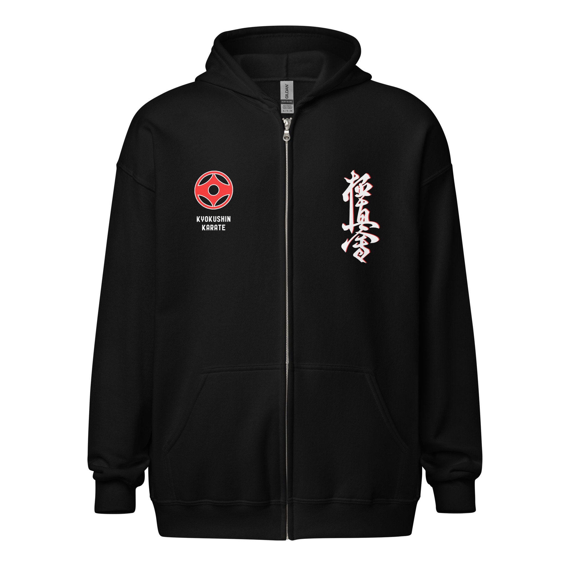 karate パーカー　Lサイズ Kyokushin Karate Unisex Heavy Blend Zip Hoodie - Etsy