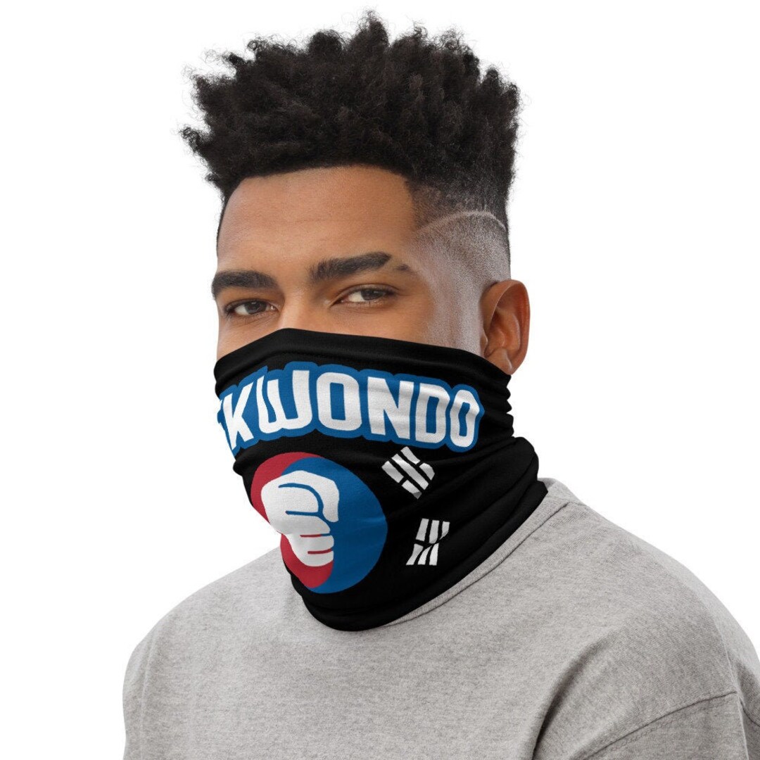 Taekwondo Face Mask Neck Gaiter Headwear Facemask Taekwon Etsy