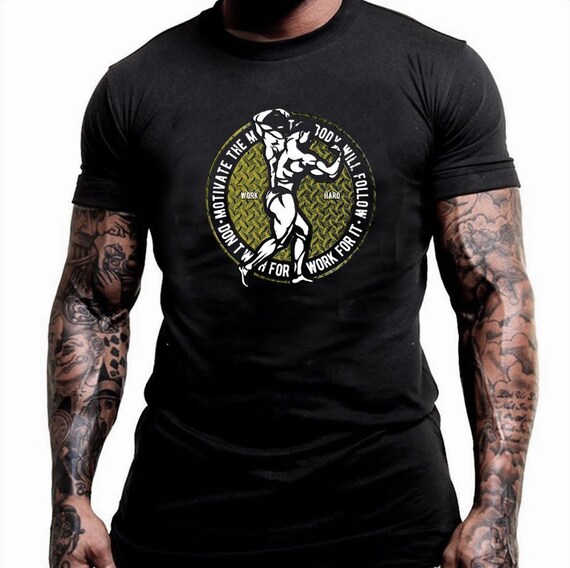 Gym motivation tees sale