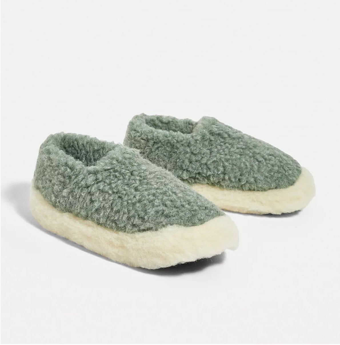 SIBERIAN SLIPPERS GREEN Made of 100 Wool Etsy