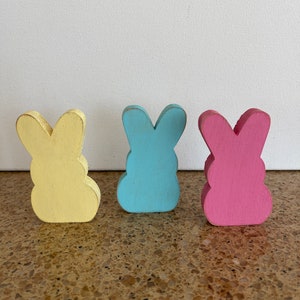 Mini bright bunny trio