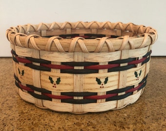 Cesta de popover de acebo