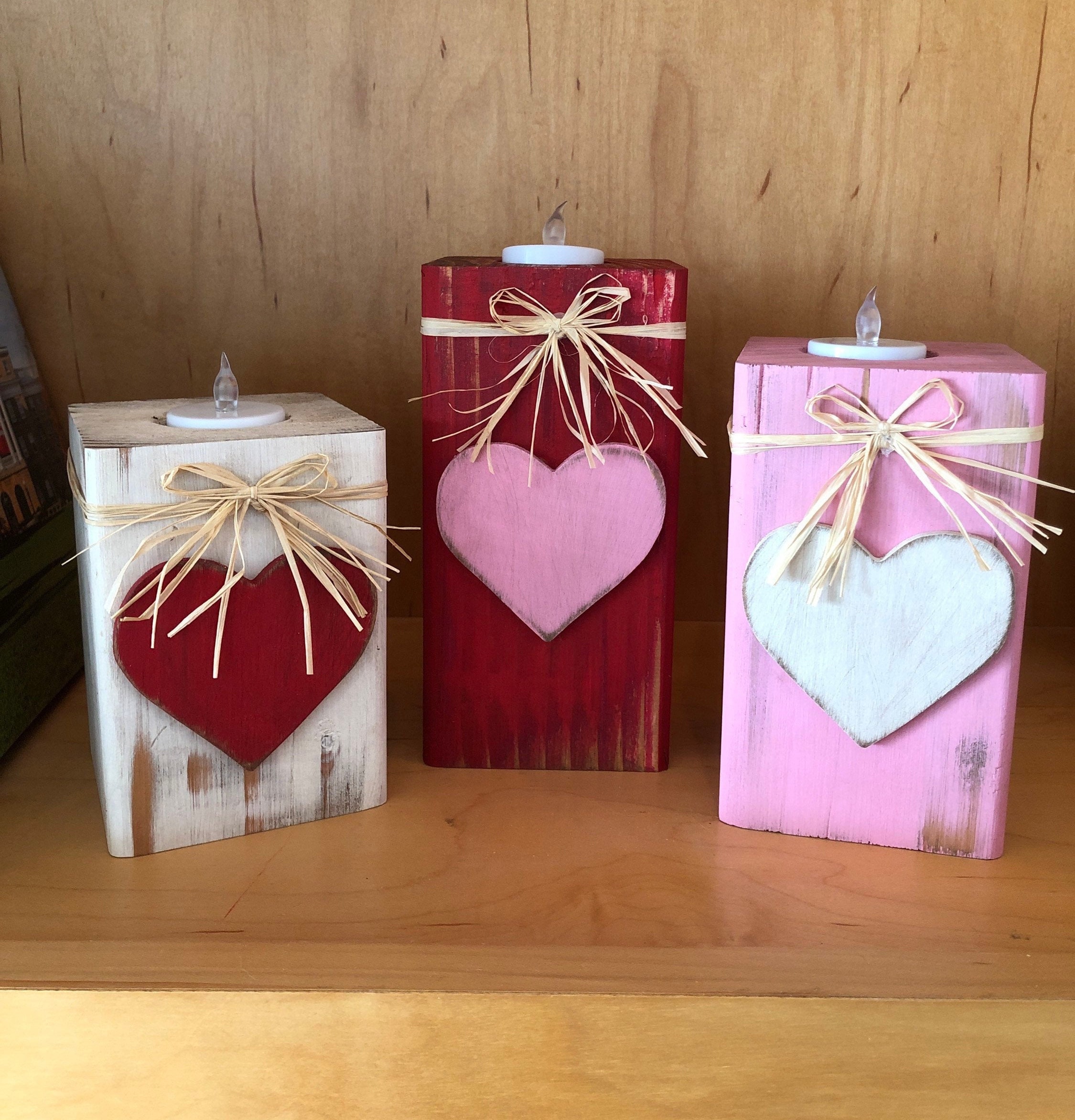 DIY Valentine Decor Week - Day 4: Candle Holders