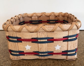 4th of July napkin basket