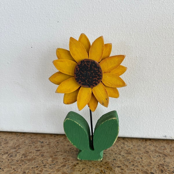 Wooden Sunflower Cutouts Etsy