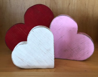 Valentine’s Day heart trio
