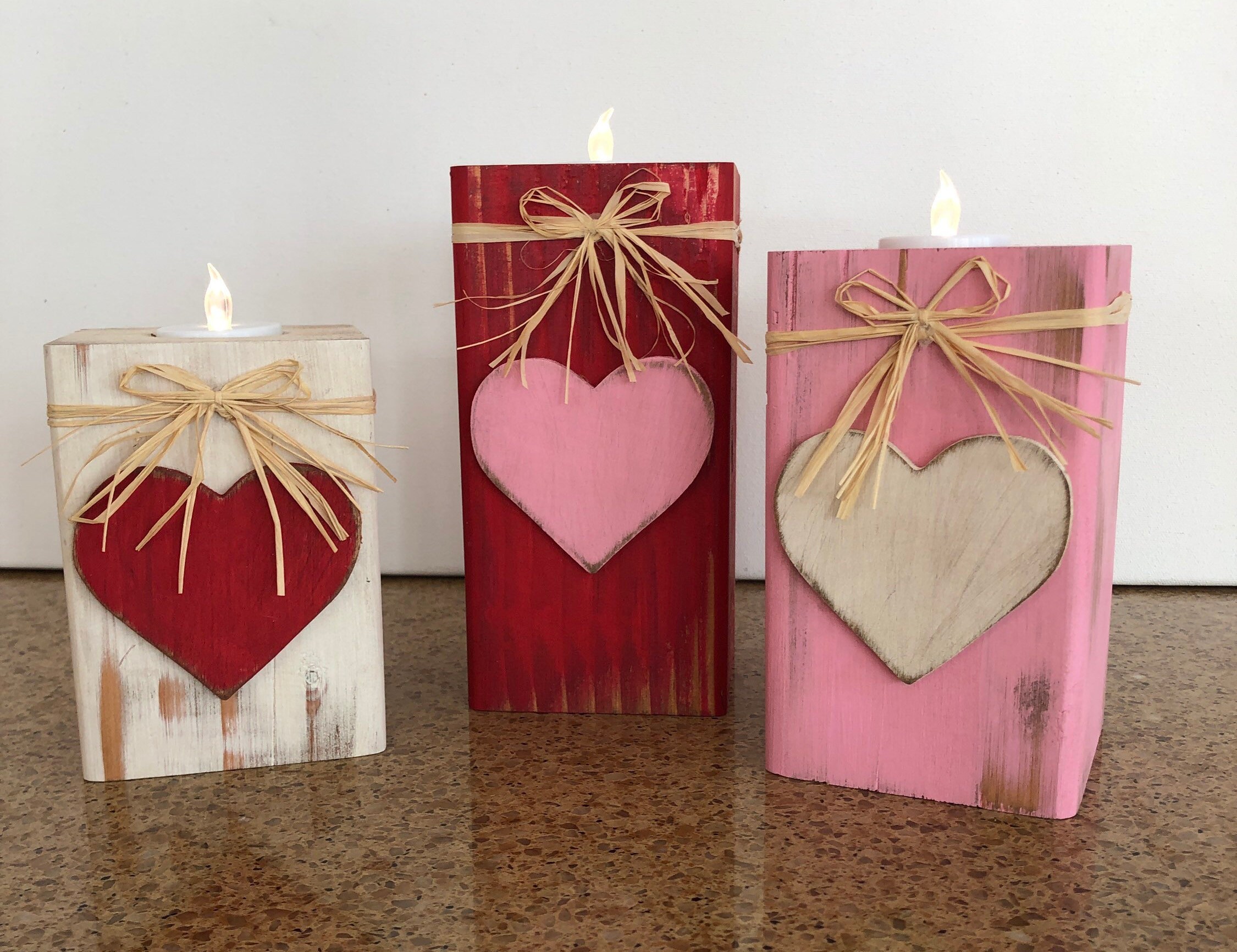Valentine’s Day candles, Valentine’s Day decor