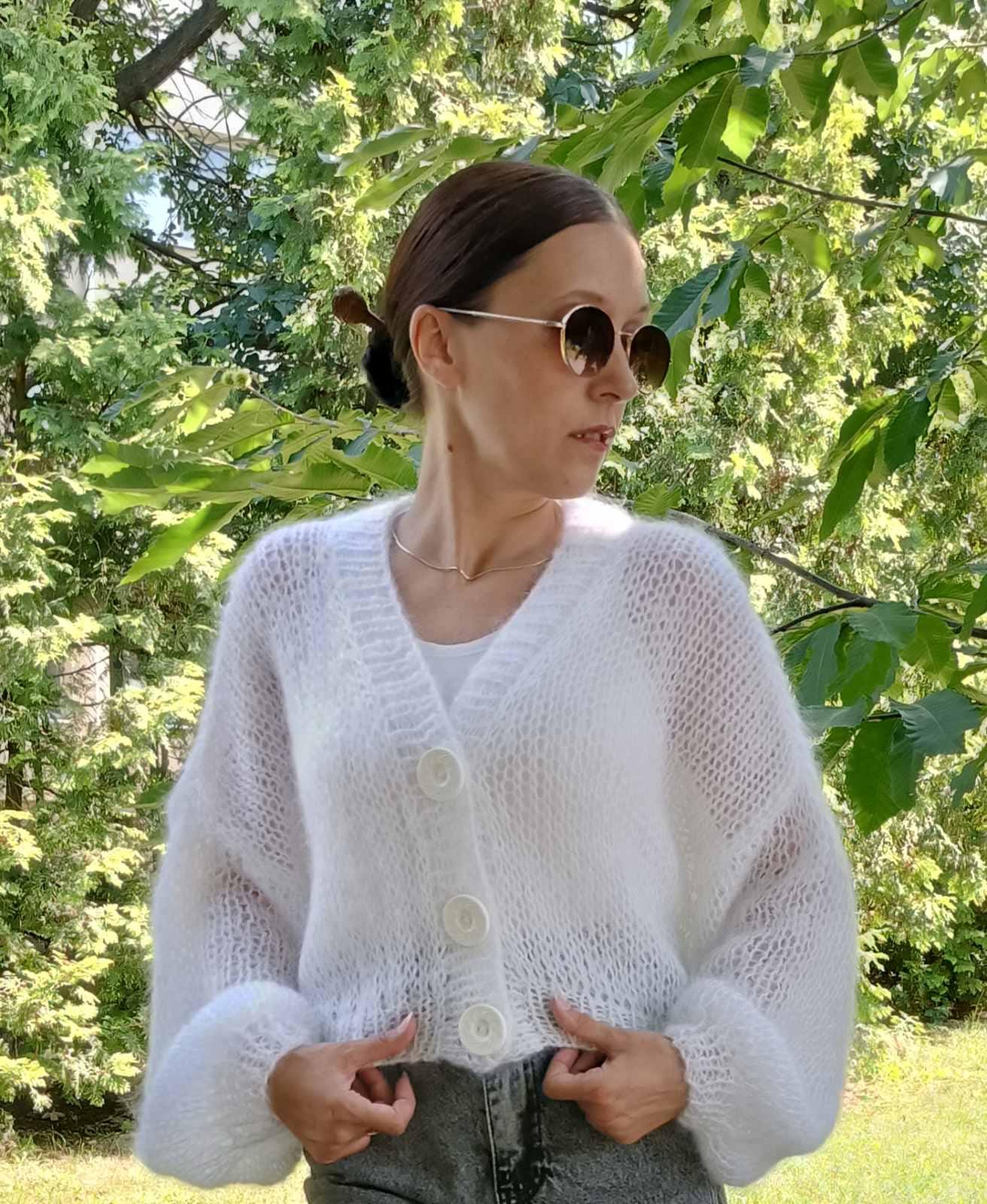 Shaggy Cardigan - Etsy