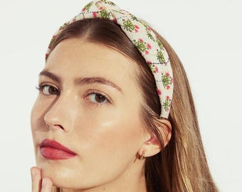 Garden Party Knot Headband | Spring Collection | Knotted Headband | Handmade in USA