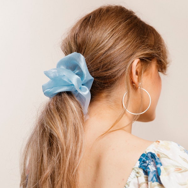 Organza Ruffle Scrunchie | Multiple Colors | Unique Design | Handmade