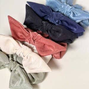 Suede Knot Bow - Etsy display picture 1