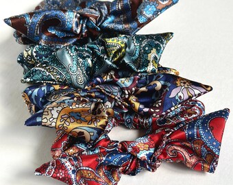 Oversize Knot Scrunchie | Paisley Series | Silky Smooth | Multiple colors | Gifts for Her