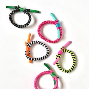 The Pop Art Hair Tie Set | Braided Ponytail Holders | Bracelet Hair Tie | Set of 5