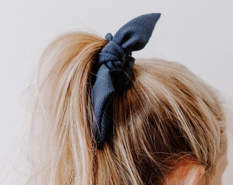 Crepe Chiffon Knot Scrunchie | Bow Scrunchie | Multiple colors | Gift for Her