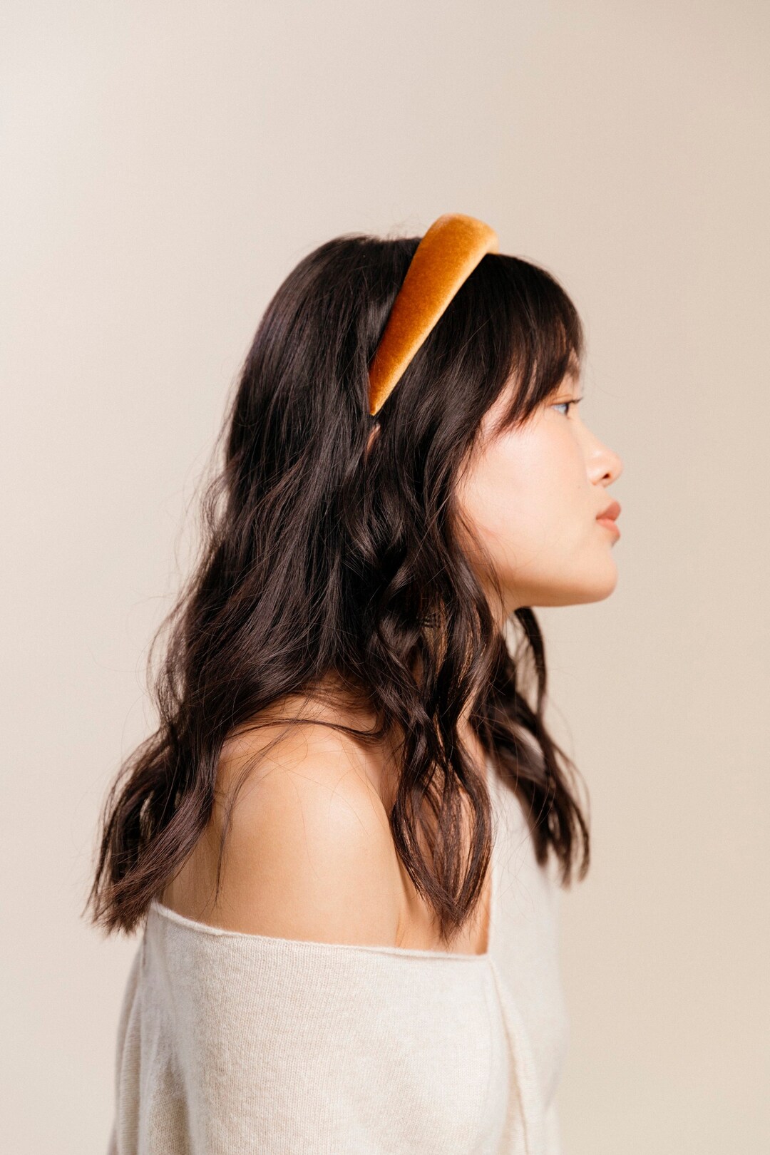 Rich Velour Knit Padded Headband | 90's Inspired | Hard