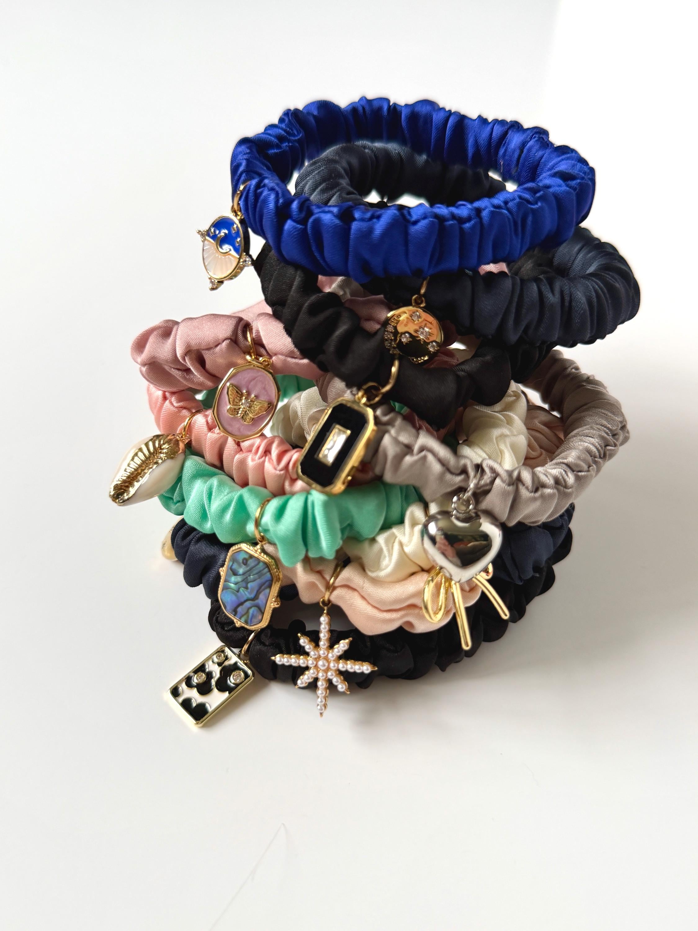 Charmed Bracelet Scrunchie | Ultra Skinny - Etsy