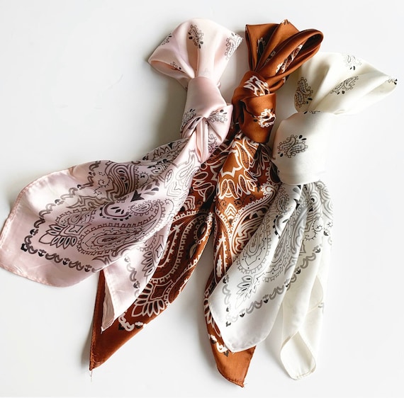 Knotty Tie Co. Butterfly Floral Paisley Hair Scarf