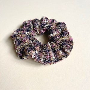 Upcycled Scrunchie ~ Violet main image 0