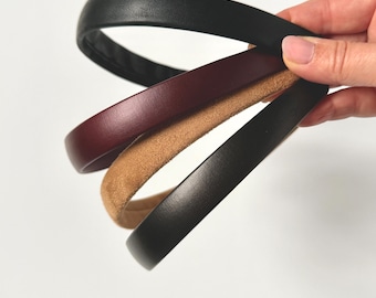 The Cambridge Headband | Faux Leather Headband | The Manhattan Collection