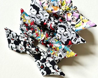 Mickey and Minnie Knot Scrunchie | Character Scrunchies | Magic Kingdom Accessories | Multiple Patterns