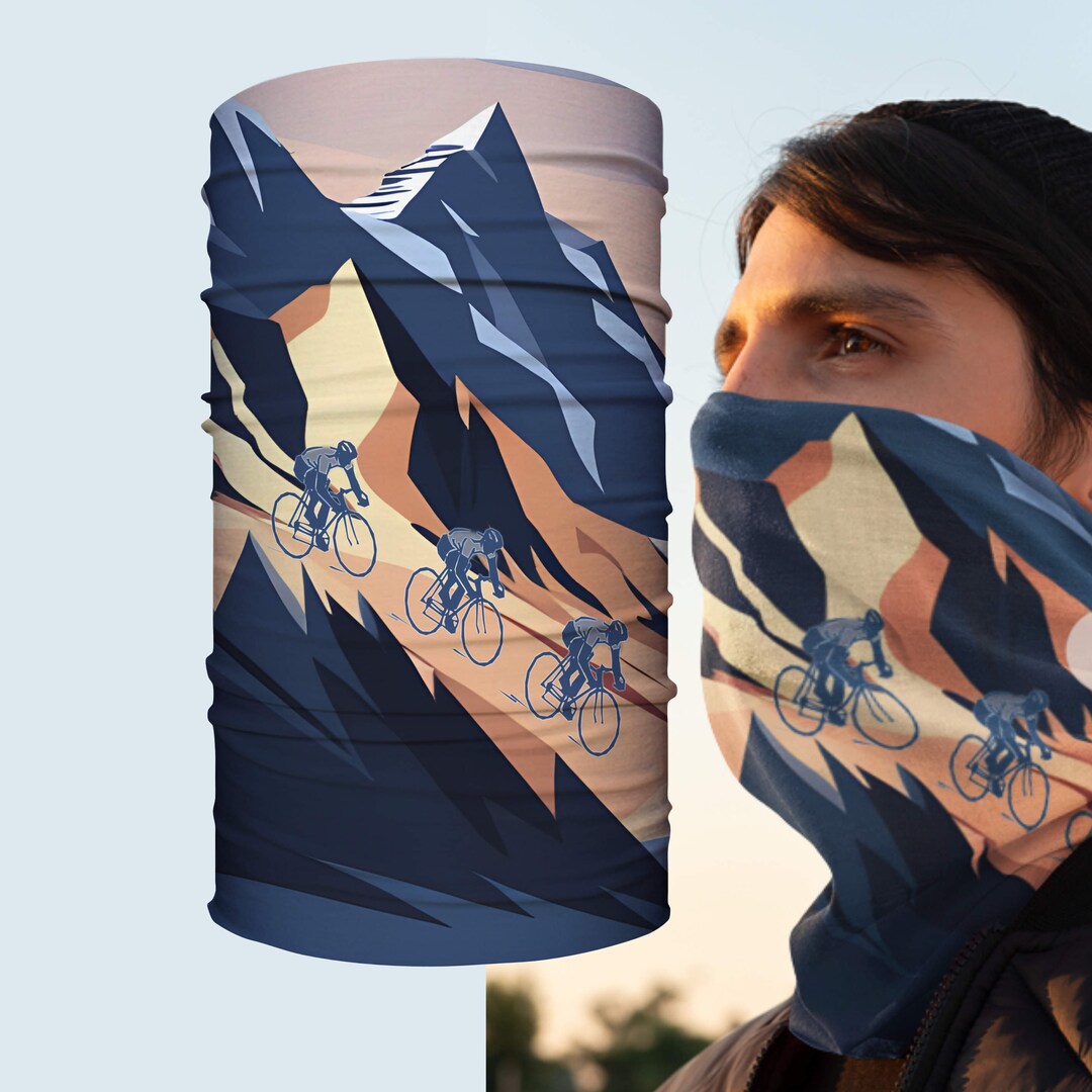 Cycling Neck Warmer, Sporty Neck Tube, Handmade to Order, Can Be