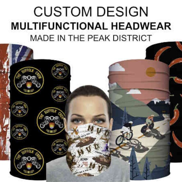 Unisex Face Mask Neck Gaiter – Breathable Balaclava Snood W/ Ear Loops, UV Protection, Reusable