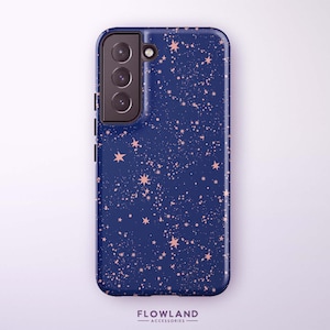 Dusty Starry Sky Night Case For Samsung Galaxy S25 Ultra, S24 Plus, S23 FE, S22, S21 FE, S20