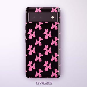 Ballon Hund Pop Art Case für Pixel 9 Pro XL, 9 Pro, 8a, 8 Pro, 8, 7a, 7, 6a, 6 Pro, 6, 5