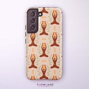 Divine Feminine Phone Case | For Samsung Galaxy S25 Ultra, S24 Plus, S23 fe, S22, S21 fe, S20 – Goddess Energy, Witchy, Triple Moon
