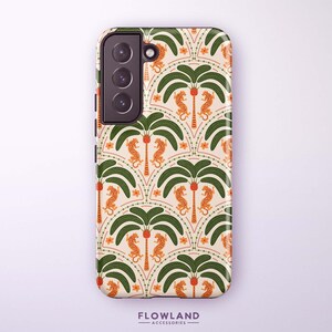 Tropical Jungle Phone Case | For Samsung Galaxy S25 Ultra, S24 Plus, S23 fe, S22, S21 fe, S20 – Leopard, Palm Tree, Safari Boho Style