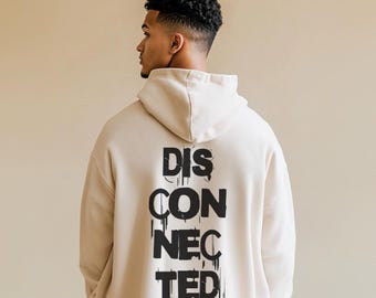 Ambit Streetwear 'Disconnected' Unisex Supply Hoodie - Grunge Urban Streetwear Hoodie