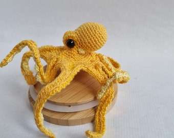 Crochet Octopus, faux taxidermy