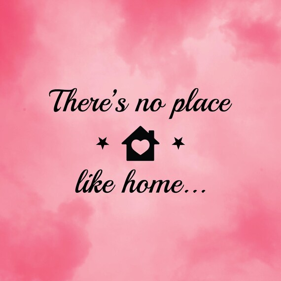 Download Free There S No Place Like Home Greeting Card Sign Vinyl Quote Etsy SVG Cut Files