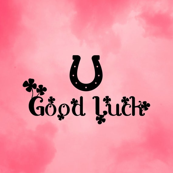 Download Free Good Luck Horseshoe Travels Exam Test Greeting Card Tshirt Etsy SVG Cut Files