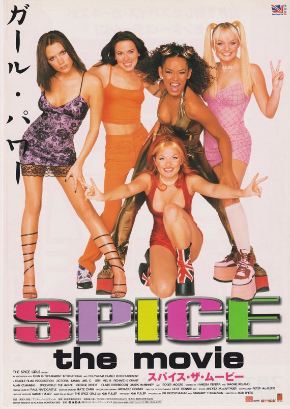 Spice World 1997 Bob Spiers Japanese Chirashi Movie Flyer B5