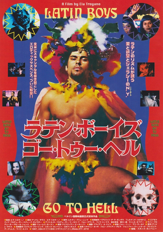 Latin Boys Go to Hell 1997 Ela Troyano Japanese Chirashi Movie Poster Flyer B5