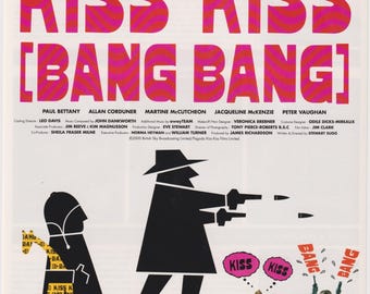 Kiss Kiss (Bang Bang) 2001 Original Japanese Movie Flyer (B5 Poster Size)