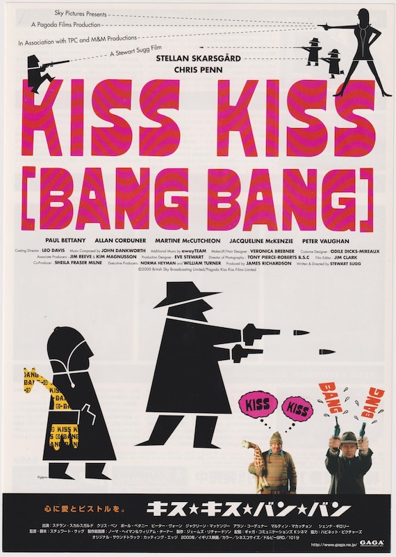Kiss Kiss (Bang Bang) 2001 Original Japanese Movie Flyer (B5 Poster Size)