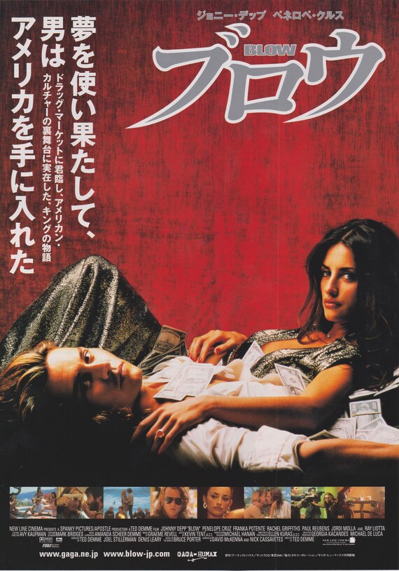 Blow 2001 Original Japanese Movie Flyer (B5 Poster Size)