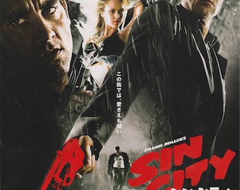 Sin City 2005 Original Japanese Movie Flyer (Poster Size B5)